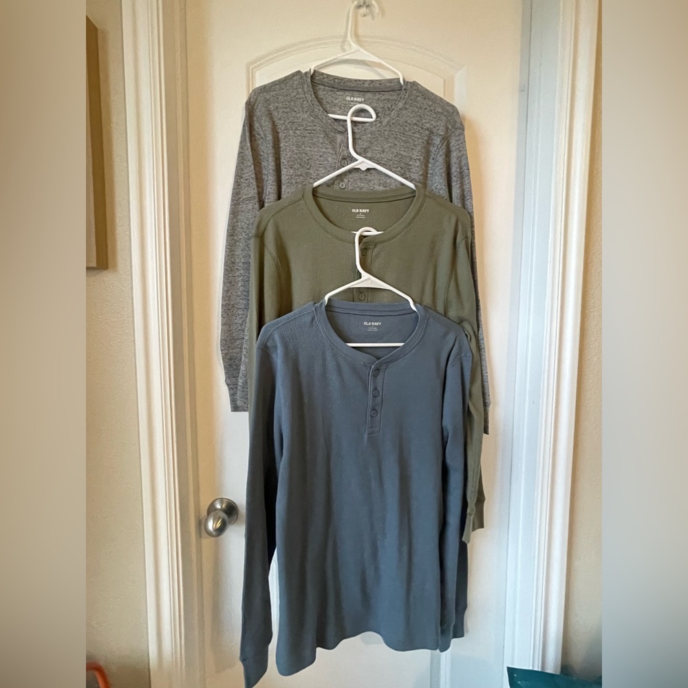 3 pack long sleeve tees